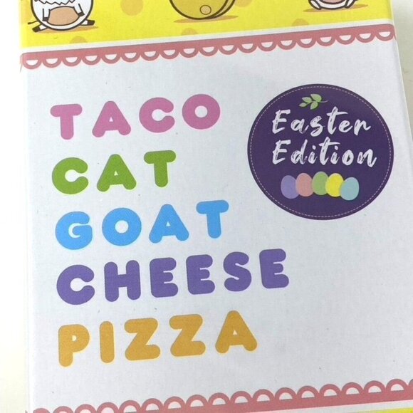 Taco Cat Goat Cheese Pizza Card Game Easter Edition. A1 - Picture 4 of 7